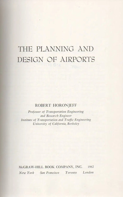 The Planning and Desing of Airports - Oskola Antikvárium