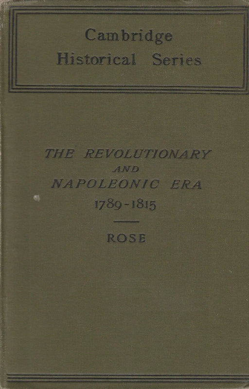 The Revolutionary and Napoleonic Era - Oskola Antikvárium