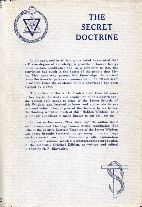 The Secret Doctrine I - II. - Oskola Antikvárium