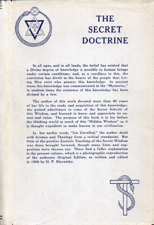The Secret Doctrine I - II. - Oskola Antikvárium