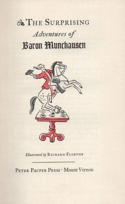 The Surprising Adventures of Baron Munchausen - Oskola Antikvárium