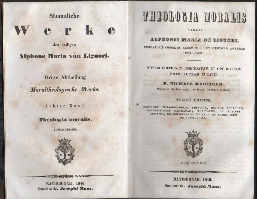 Theologia Moralis I - V. - Oskola Antikvárium