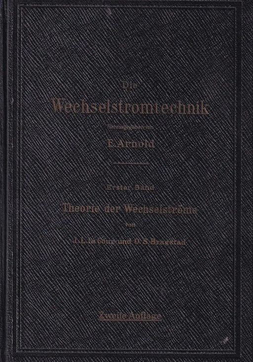 Theorie der Wechselströme - Oskola Antikvárium