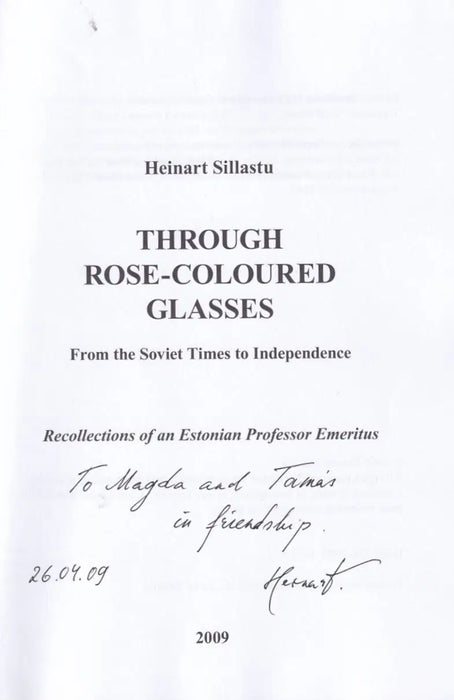 Through Rose - Coloured Glasses - Oskola Antikvárium