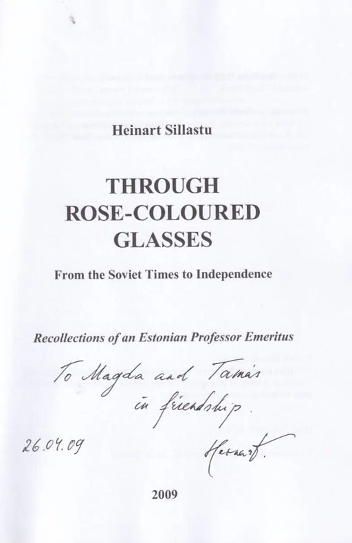 Through Rose - Coloured Glasses - Oskola Antikvárium
