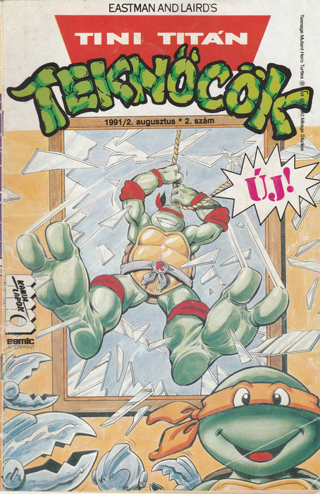 Tini Titán Teknőcök 1991/2. augusztus 2. szám - Oskola Antikvárium