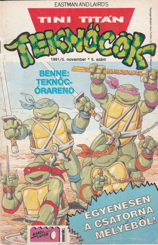 Tini Titán Teknőcök 1991/5. november 5. szám - Oskola Antikvárium
