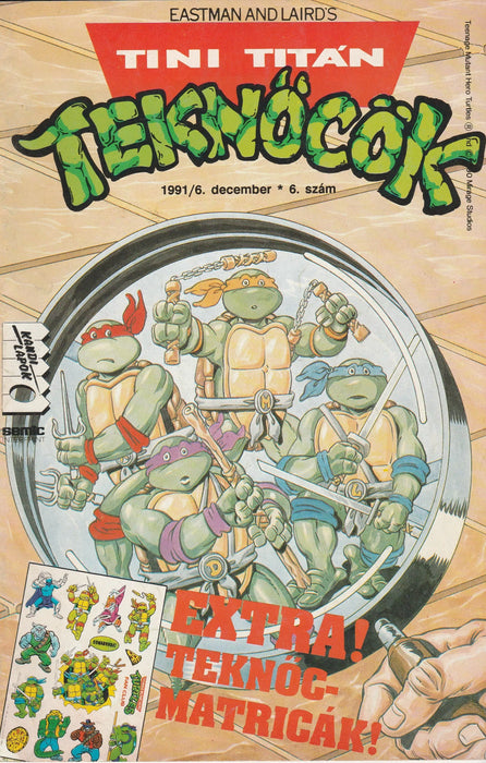 Tini Titán Teknőcök 1991/6. december 6. szám - Oskola Antikvárium