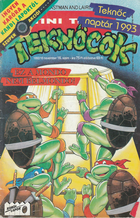 Tini Titán Teknőcök 1992/10. november 16. szám - Oskola Antikvárium