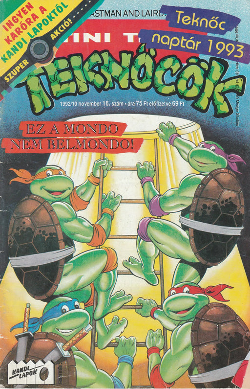 Tini Titán Teknőcök 1992/10. november 16. szám - Oskola Antikvárium