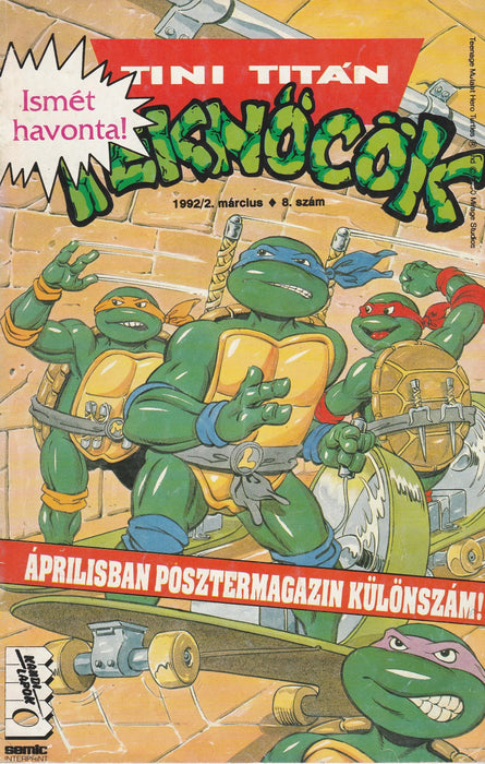 Tini Titán Teknőcök 1992/2. március 8. szám - Oskola Antikvárium