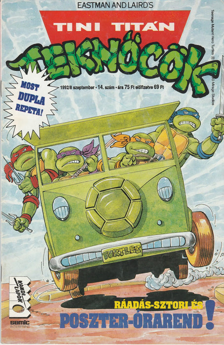 Tini Titán Teknőcök 1992/8. szeptember 14. szám - Oskola Antikvárium