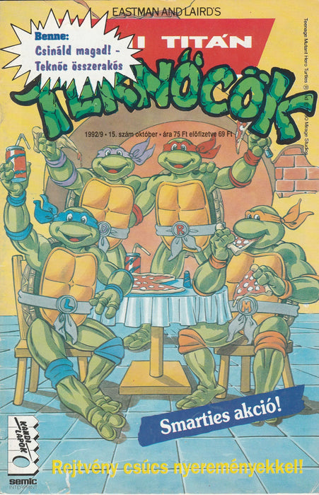Tini Titán Teknőcök 1992/9. október 15. szám - Oskola Antikvárium