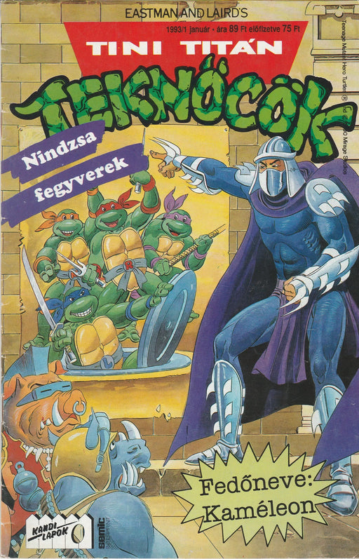 Tini Titán Teknőcök 1993/1. január - Oskola Antikvárium