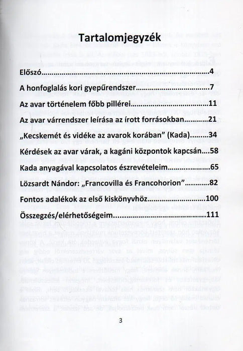 Tiszaalpár avar várrendszere - Oskola Antikvárium