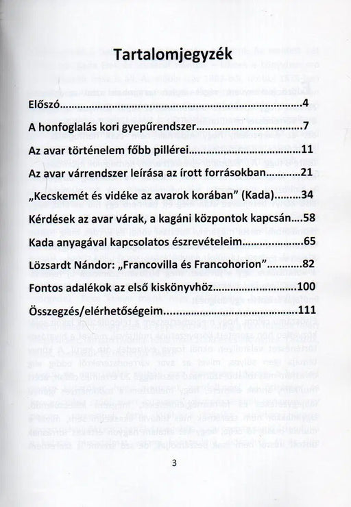 Tiszaalpár avar várrendszere - Oskola Antikvárium