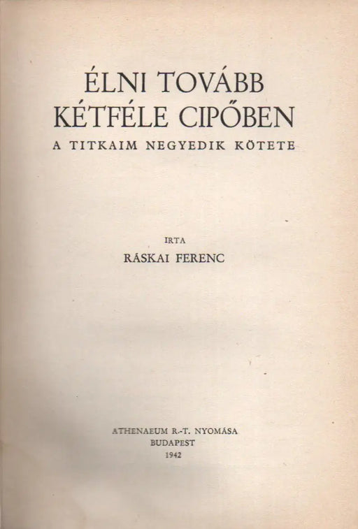 Titkaim IV. - Oskola Antikvárium