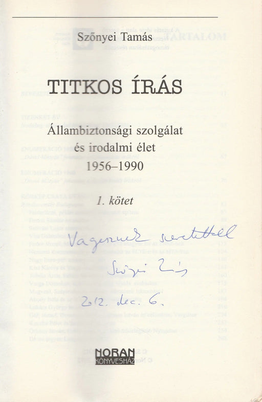 Titkos írás I - II. - Oskola Antikvárium