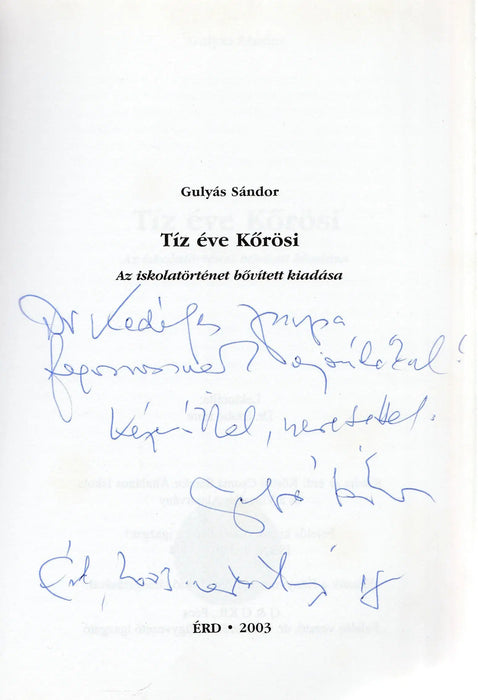 Tíz éve Kőrösi - Oskola Antikvárium