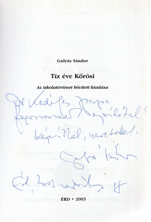 Tíz éve Kőrösi - Oskola Antikvárium