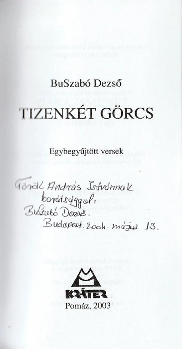 Tizenkét görcs - Oskola Antikvárium