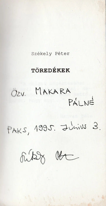 Töredékek - Oskola Antikvárium