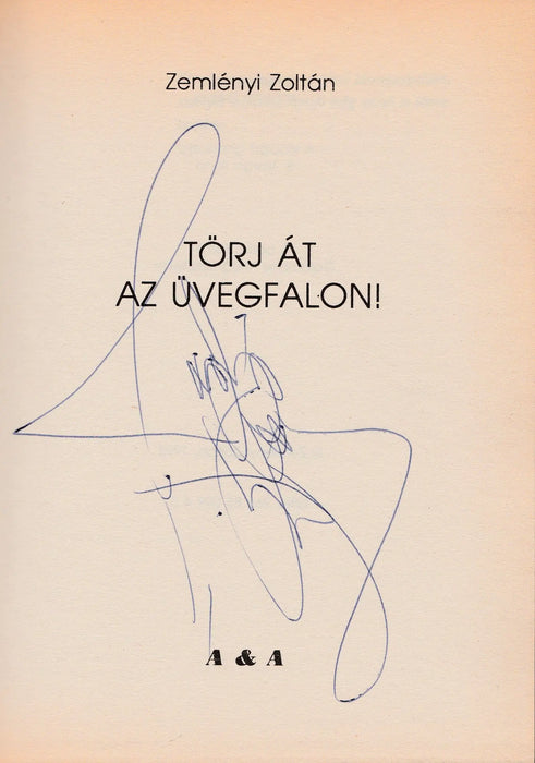 Törj át az üvegfalon! - Oskola Antikvárium