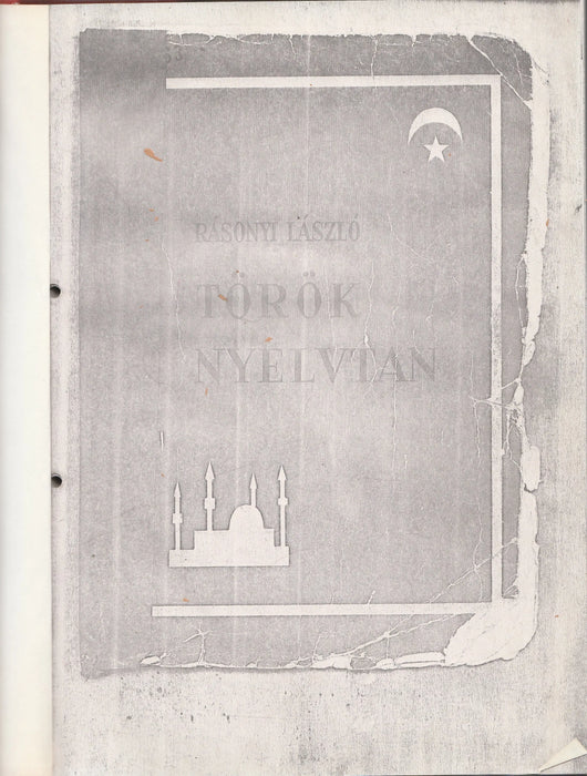 Török nyelvtan - Oskola Antikvárium