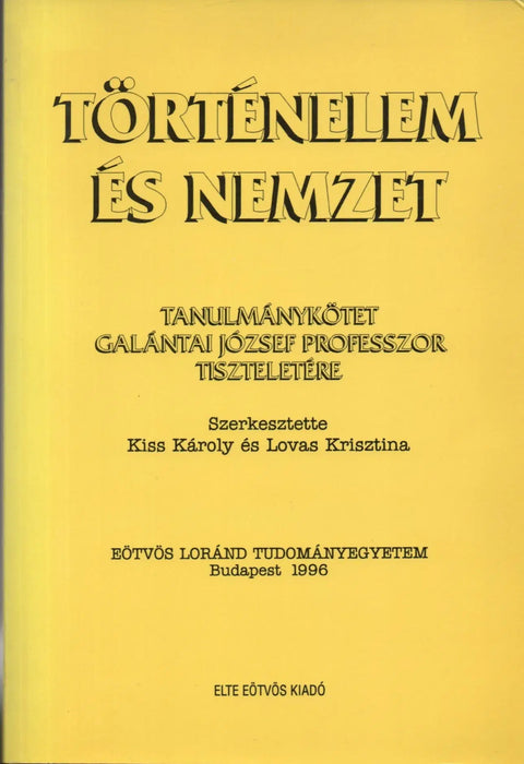 Történelem és nemzet - Oskola Antikvárium