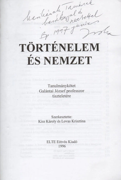 Történelem és nemzet - Oskola Antikvárium