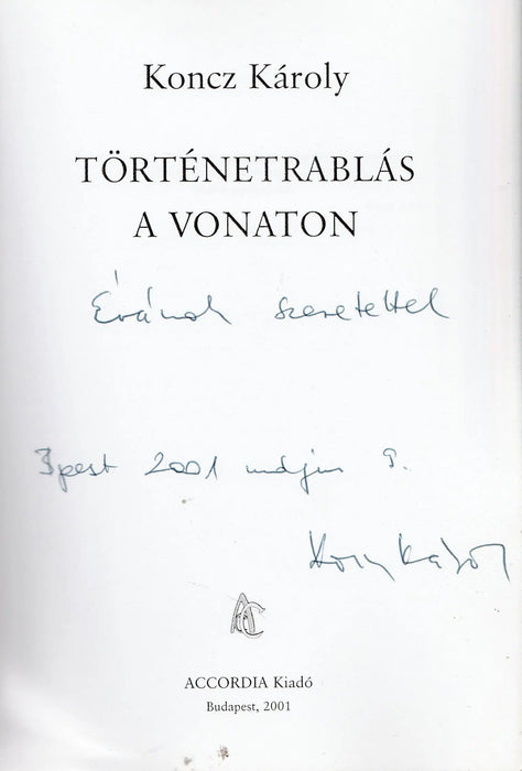 Történetrablás a vonaton - Oskola Antikvárium
