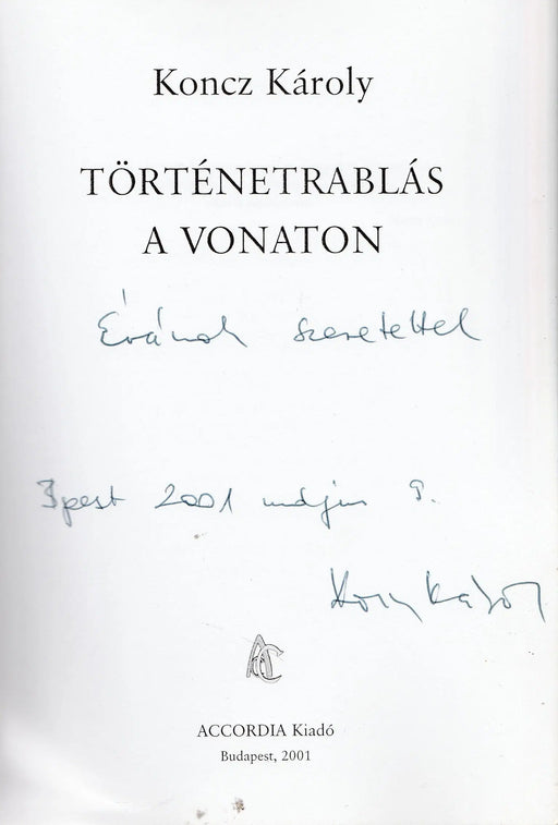 Történetrablás a vonaton - Oskola Antikvárium
