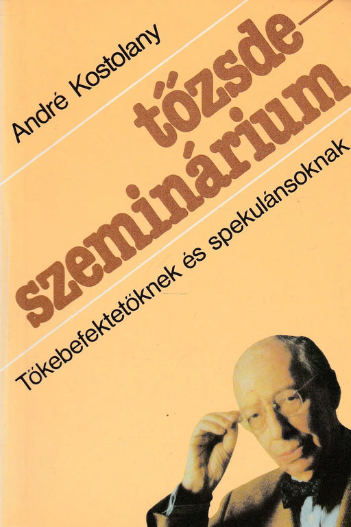 Tőzsdeszeminárium - Oskola Antikvárium