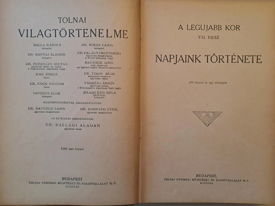 Tolnai világtörténelme 1 - 20. - Oskola Antikvárium