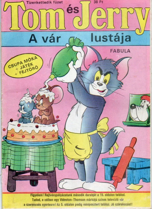 Tom és Jerry 12. füzet - A vár lustája - Oskola Antikvárium