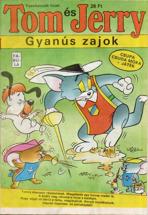 Tom és Jerry 16. füzet - Gyanús zajok - Oskola Antikvárium