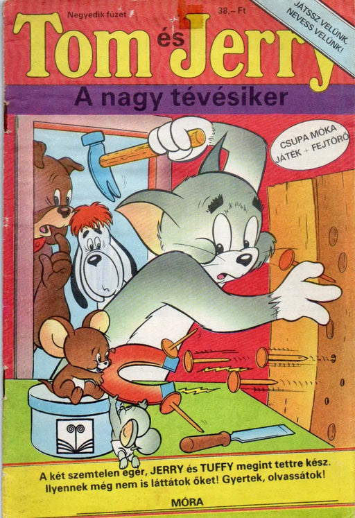 Tom és Jerry 4. füzet - A nagy tévésiker - Oskola Antikvárium