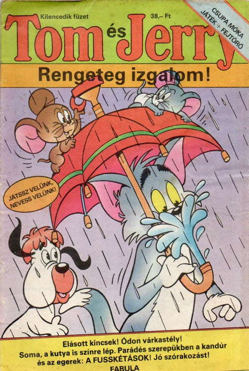 Tom és Jerry 9. füzet - Rengeteg izgalom! - Oskola Antikvárium