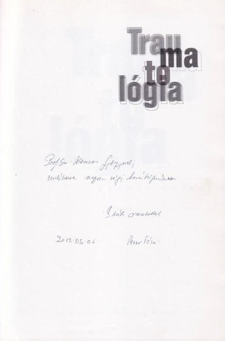 Traumatológia - Oskola Antikvárium