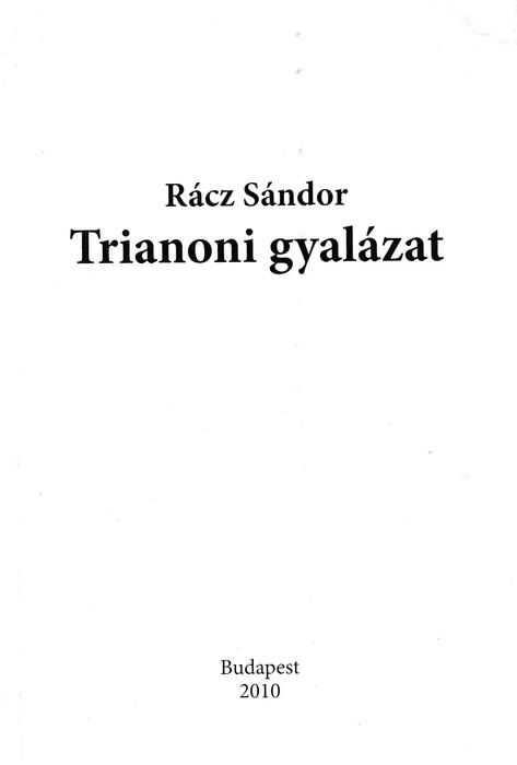 Trianoni gyalázat - Oskola Antikvárium