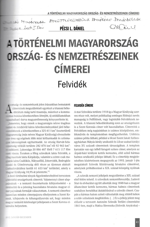 Trianoni szemle 2012. IV. évfolyam január - december 1 - 4. szám - Oskola Antikvárium