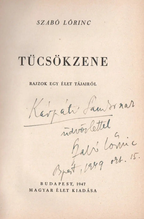 Tücsökzene - Oskola Antikvárium