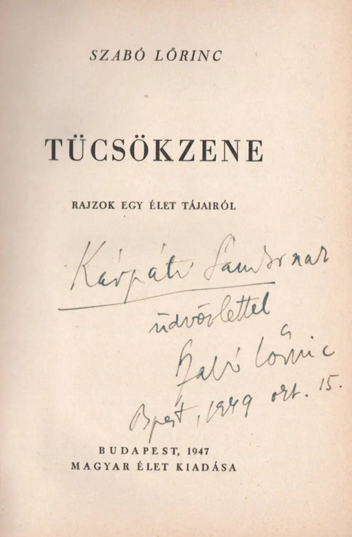 Tücsökzene - Oskola Antikvárium