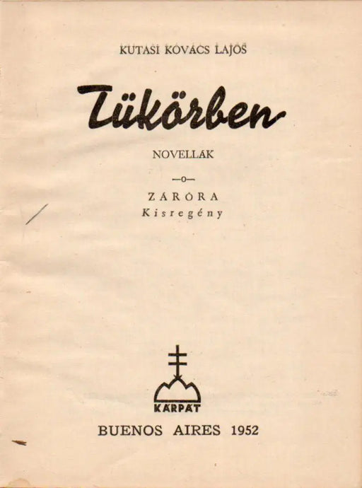 Tükörben - Záróra - Oskola Antikvárium