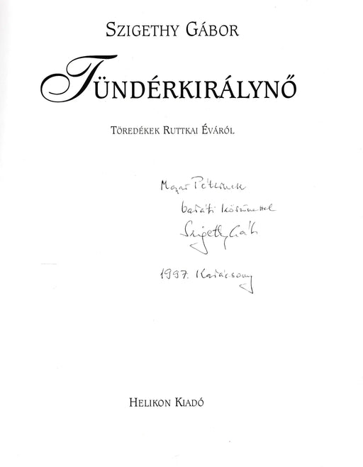 Tündérkirálynő - Oskola Antikvárium