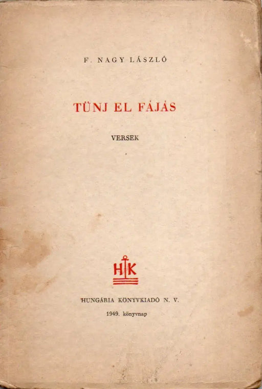 Tűnj el fájás - Oskola Antikvárium