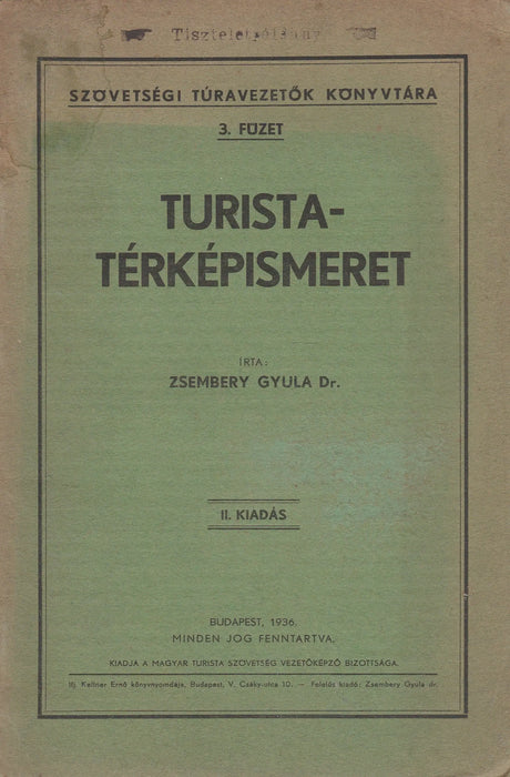 Turista - térképismeret - Oskola Antikvárium