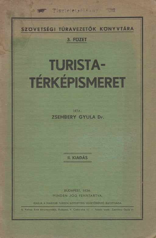 Turista - térképismeret - Oskola Antikvárium