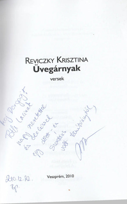 Üvegárnyak - Oskola Antikvárium