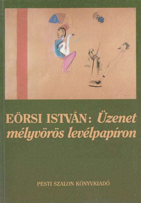 Üzenet mélyvörös levélpapíron - Oskola Antikvárium